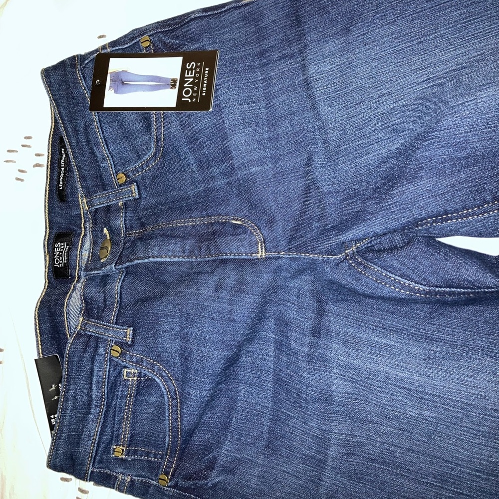 Wide leg dark denim jeans